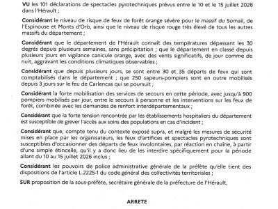 AP interdisant les feux d'artifices du 10 au 15 juillet inclus dans l'H�rault_page-0002