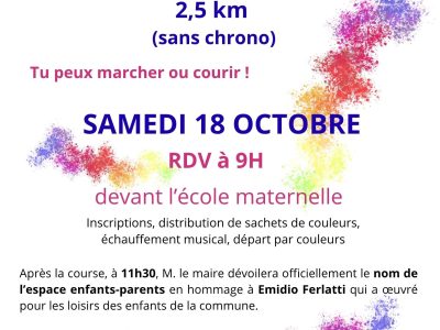 COURSE DE COULEURS